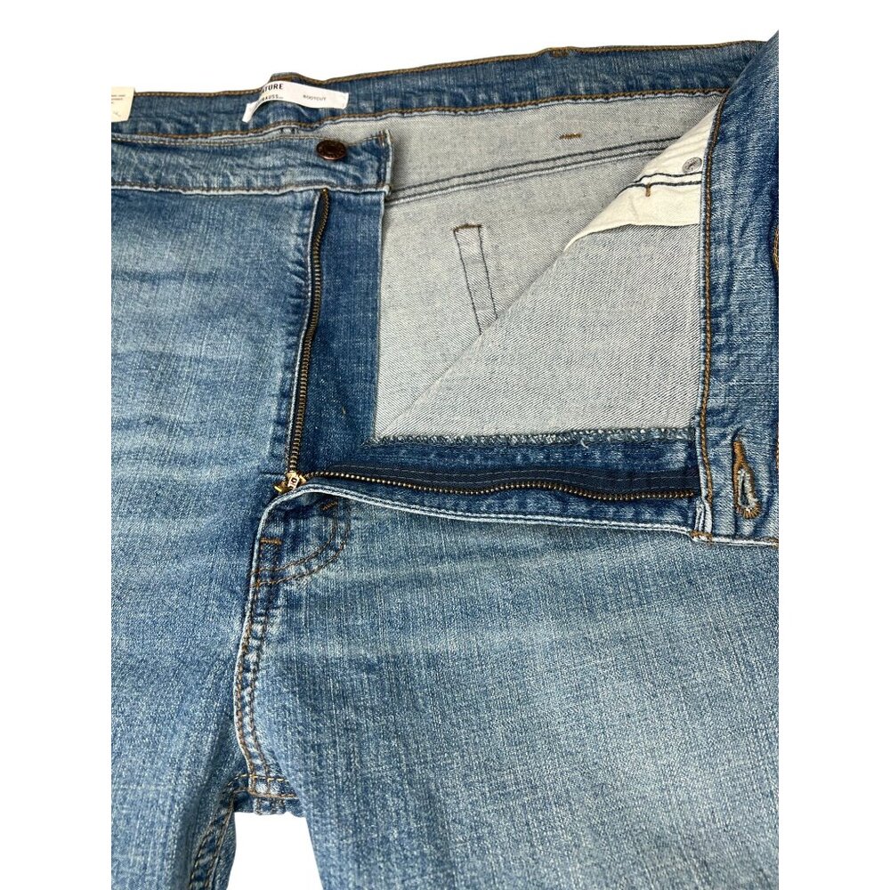 Signature Levi Strauss & Co. Mens Bootcut Jeans Blue Light Wash Denim 48/30 - Picture 11 of 13